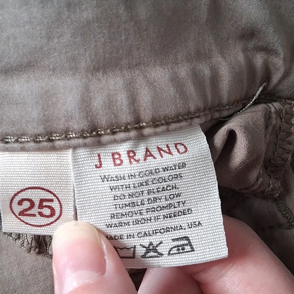 J Brand Women's Stylish Skinny Taupe Pants 117965 Size 25 - Picture 2 of 10
